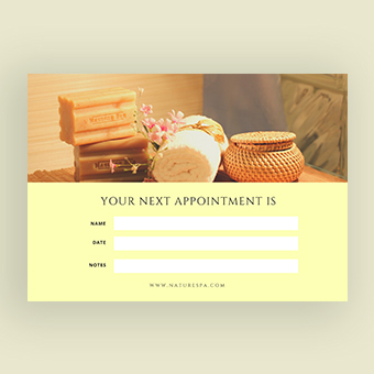 Appointment Cards Design Challenge
